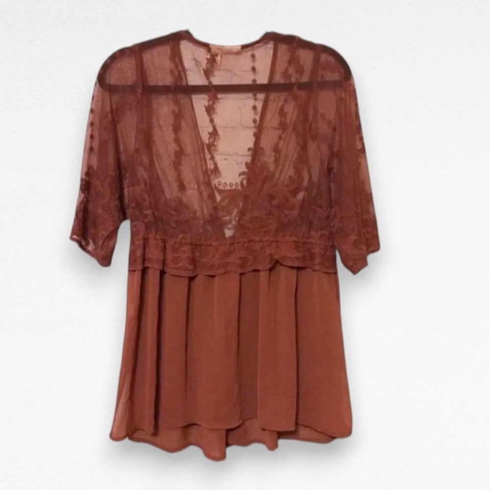 Sheer Lace Top - Picture 4 of 7